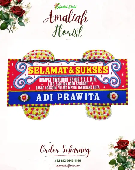 Papan Bunga Ucapan Selamat Candiwates